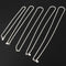 Unisex 3mm Silver Plated Solid Snake Chains Necklace