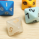 5PCS/set Number Eight-sided Dice Board Game Dice Counter