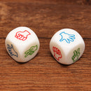 2PCS Finger-guessing Game Dice Rock-Paper-Scissors Game Toys