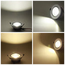 7W Dimmable COB LED Recessed Ceiling Light Fixture Down Light Kit