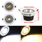 12W Non-dimmable COB LED Recessed Ceiling Light Fixture Down Light Kit