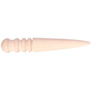 DANIU 3Pcs Multi-size Round Wood Edge Slicker Leather Burnisher DIY Leather Craft Tool