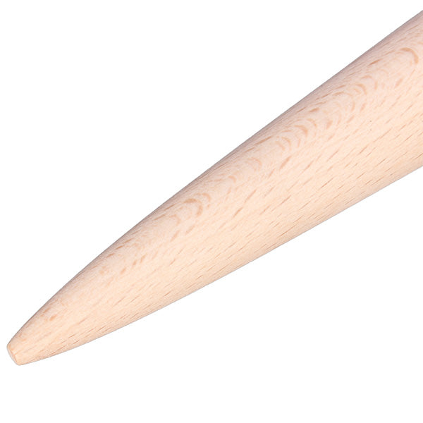 DANIU 3Pcs Multi-size Round Wood Edge Slicker Leather Burnisher DIY Leather Craft Tool