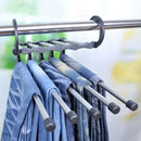 Stainless Steel Multifunction Retractable Trousers Hanger Jeans Holder