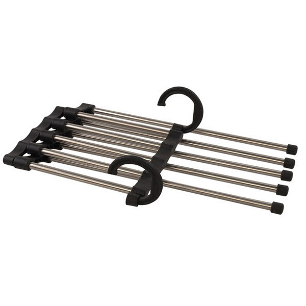 Stainless Steel Multifunction Retractable Trousers Hanger Jeans Holder