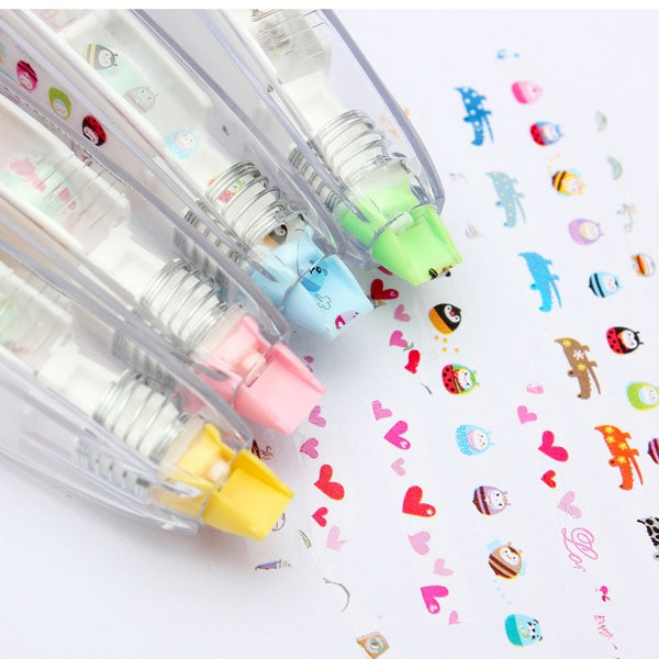 Multicolor Decoration Laciness Correction Tape