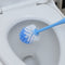 Toilet Brush Set With Base Plate Cleaning Brushs Blue Yellow