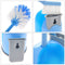 Toilet Brush Set With Base Plate Cleaning Brushs Blue Yellow