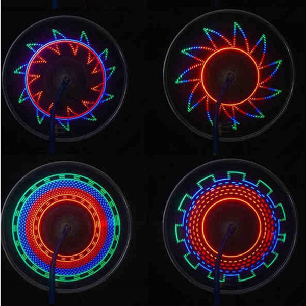 32 LED DIY Programmable Bicycle Cycling  Wheel Light