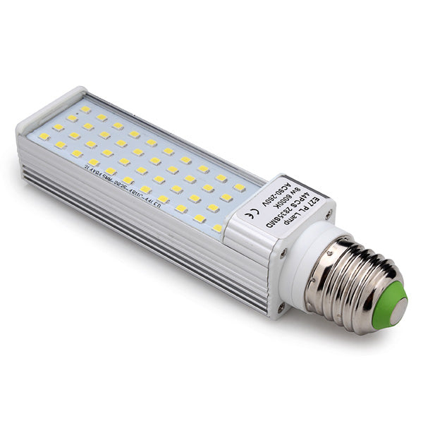 E27 8W 690-720LM White/Warm White 44 SMD 2835 LED Plug Light 90-260V