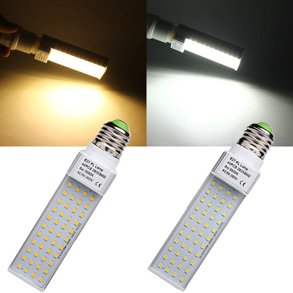 E27 8W 690-720LM White/Warm White 44 SMD 2835 LED Plug Light 90-260V