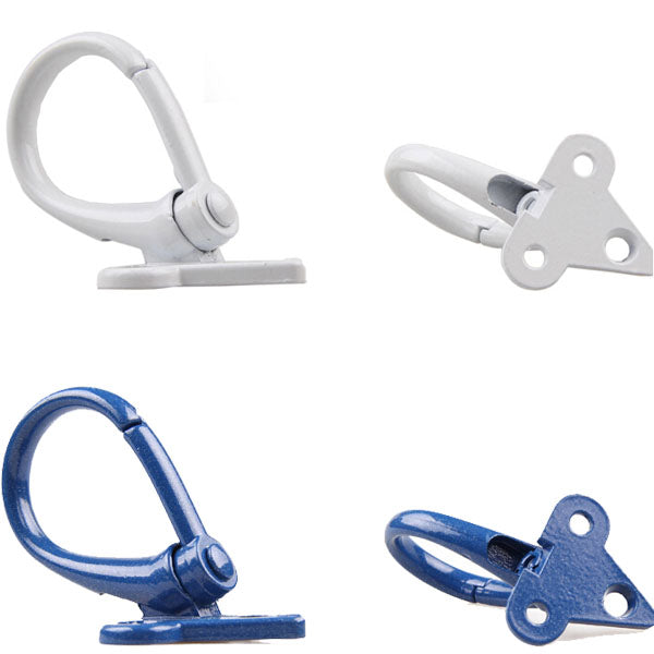 White Motorcycle Luggage Hooks Aluminum Scooter