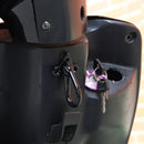 Blue Motorcycle Luggage Hooks Aluminum Scooter