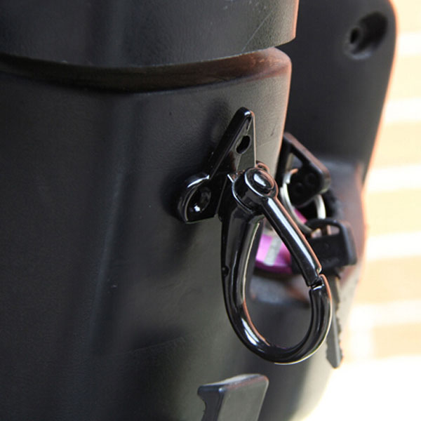 Blue Motorcycle Luggage Hooks Aluminum Scooter