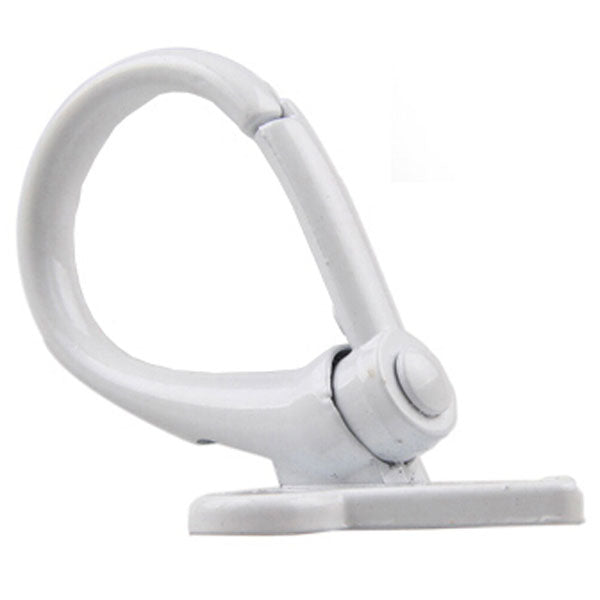 White Motorcycle Luggage Hooks Aluminum Scooter