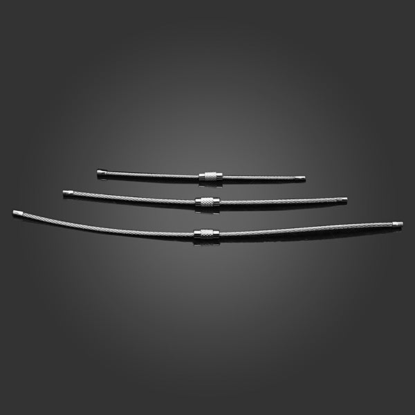 Raitool KR01 3 Size Stainless Steel Wire Ring Keychain Ring Quickdraw EDC Tool