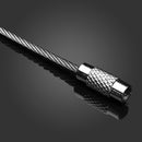 Raitool KR01 3 Size Stainless Steel Wire Ring Keychain Ring Quickdraw EDC Tool