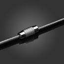 Raitool KR01 3 Size Stainless Steel Wire Ring Keychain Ring Quickdraw EDC Tool