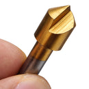 5pcs Metric Single Flute Countersink Drill Chamfering Cutter Bit