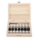 7pcs Tapered Drill Bit Countersink Drill Set Adjustable Stop Collar