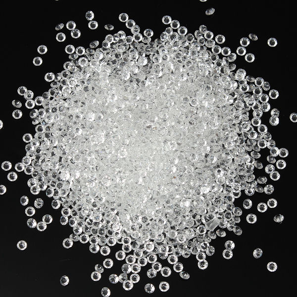 2000Pcs Clear Table Scatter Acrylic Gem Crystals Diamonds Wedding Decorations DIY Jewelry