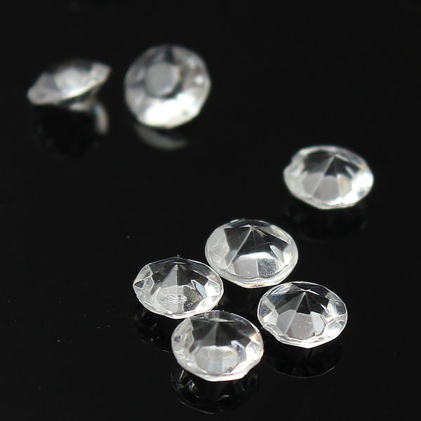 2000Pcs Clear Table Scatter Acrylic Gem Crystals Diamonds Wedding Decorations DIY Jewelry