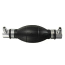 Rubber Fuel Primer Pump Petrol Diesel Black 90 Degree Angle