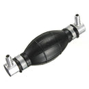 Rubber Fuel Primer Pump Petrol Diesel Black 90 Degree Angle