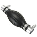 Rubber Fuel Primer Pump Petrol Diesel Black 90 Degree Angle