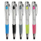 3 in 1 Capacitive Tough Screenn Pen with LED Flashlight Ballpoint Pen