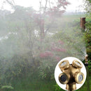 Honana HG-GW 1/4 Inch 4 Hole Brass Spray Nozzle Garden Sprinklers Irrigation Fitting