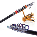 ZANLURE TSR-01 Telescopic Fishing Rod Carbon Spinning Sea Fishing Pole Hand Fishing Tackle Sea Rod