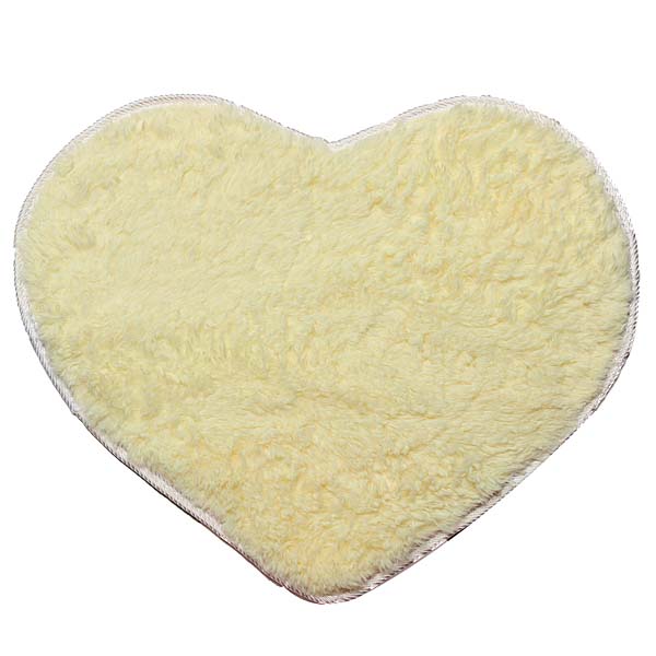 50x60cm Heart Shape Doormat Bathroom Bedroom Carpet