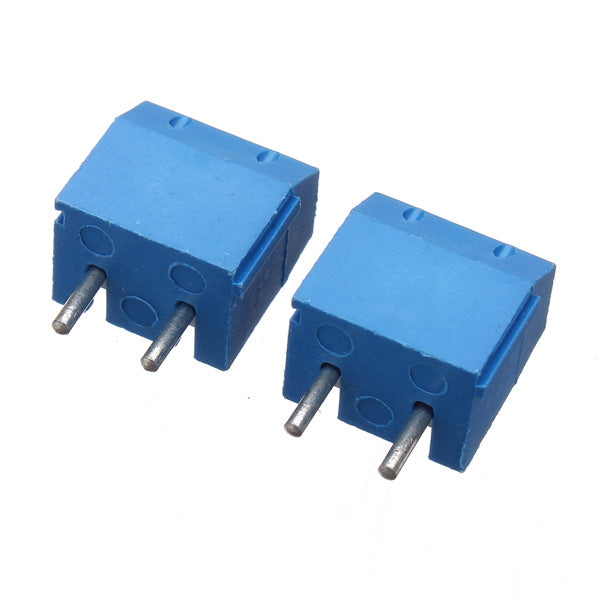 Excellway DR66 50pcs 2pins Printed Circuit Board Connector Block Screw Terminals
