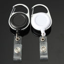Retractable Chromed Metal Housing Badge Reel Belt Clip