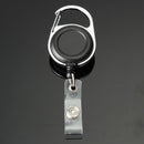 Retractable Chromed Metal Housing Badge Reel Belt Clip