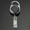 Retractable Chromed Metal Housing Badge Reel Belt Clip