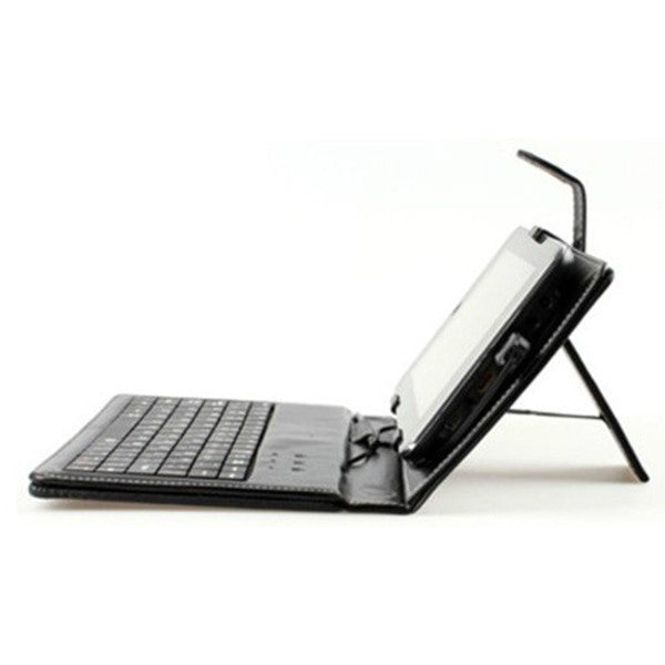 USB Keyboard Bracket Leather Case Bag With Stand For 10 Inch Tablet