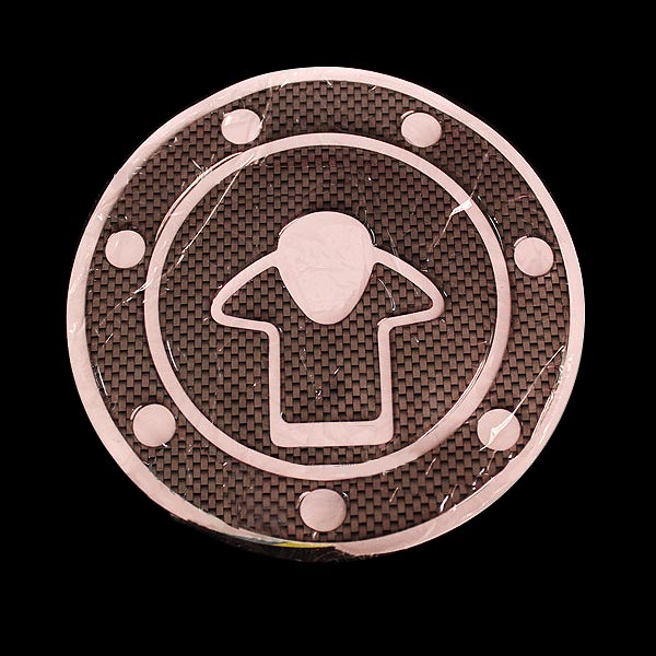 Carbon Fiber Fuel Tank Motorcycle Gas Cap Cover Pad For Honda Suzuki