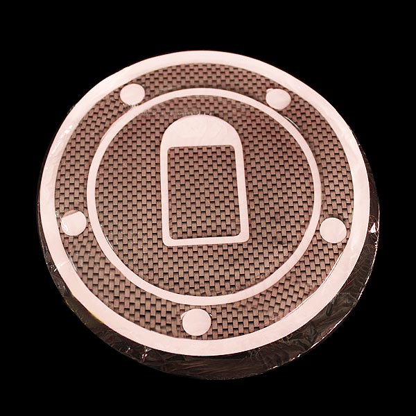 Carbon Fiber Fuel Tank Motorcycle Gas Cap Cover Pad For Honda Suzuki