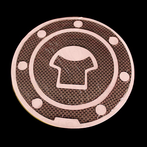 Carbon Fiber Fuel Tank Motorcycle Gas Cap Cover Pad For Honda Suzuki
