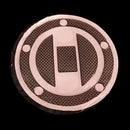 Carbon Fiber Fuel Tank Motorcycle Gas Cap Cover Pad For Honda Suzuki