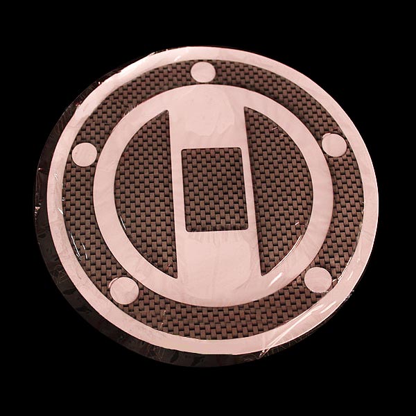 Carbon Fiber Fuel Tank Motorcycle Gas Cap Cover Pad For Honda Suzuki