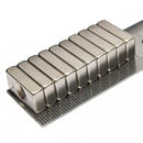10pcs Block Magnets 20x10x5mm Hole 4mm Rare Earth Neodymium N5 Magnetic Toys