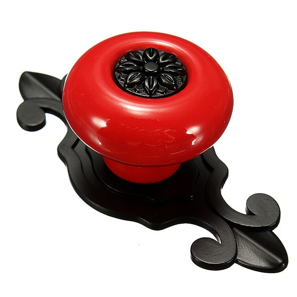 Ceramics Door Drawer Knob With Base Pull Handle  8 Styles