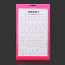 60 Colors Acrylic Nail Polish Gel Tips Display Stand Board Frame