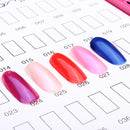 60 Colors Acrylic Nail Polish Gel Tips Display Stand Board Frame