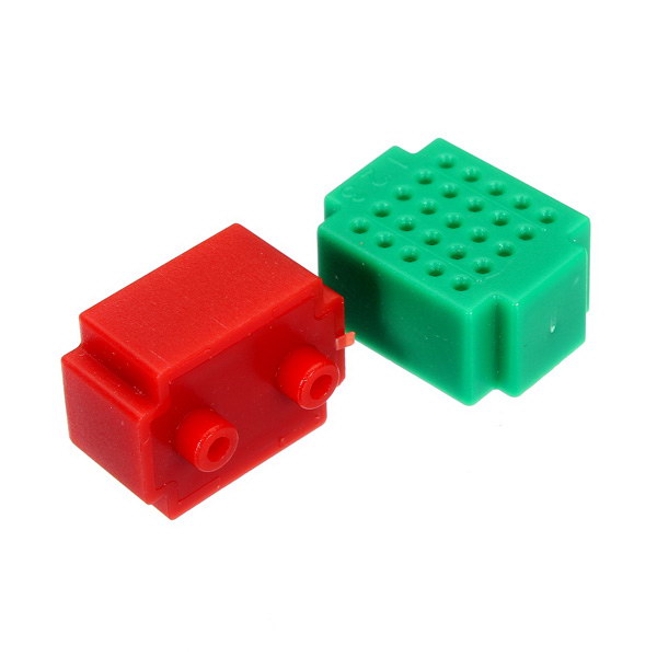 21pcs 7colors ZY-25 Mini Solderless PCB Circuit Test Breadboard