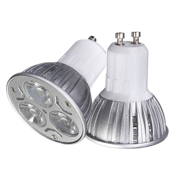 GU10 3W AC 220V 3 LEDs Red/Yellow/Blue/Green LED Spotlight Bulbs
