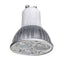 GU10 3W AC 220V 3 LEDs Red/Yellow/Blue/Green LED Spotlight Bulbs